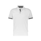 Dassy Polo Traxion PES44 Wit/Antracietgrijs
