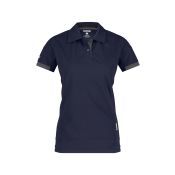 Dassy Polo Traxion Women PES44 Nachtblauw/Antracietgrijs