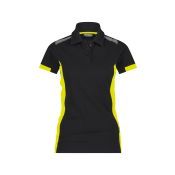 Dassy Polo Veracruz Women COPES83 Zwart/Fluogeel