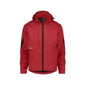 Dassy Softshelljas Gravity PES21 Rood/Zwart