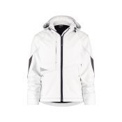 Dassy Softshelljas Gravity PES21 Wit/Antracietgrijs