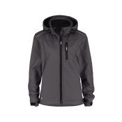 Dassy Softshelljas Tavira Women PES21 Cementgrijs