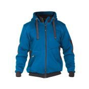 Dassy Sweatshirtjas Pulse COPES80 Azuurblauw/Antracietgrijs