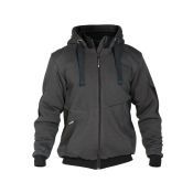 Dassy Sweatshirtjas Pulse COPES80 Antracietgrijs/Zwart