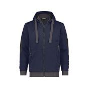 Dassy Sweatshirtjas Pulse COPES80 Nachtblauw/Antracietgrijs