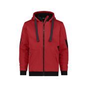 Dassy Sweatshirtjas Pulse COPES80 Rood/Zwart
