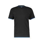 Dassy T-shirt Kinetic COSPA04 Zwart/Azuurblauw