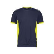 Dassy T-shirt Tampico COPES03 Nachtblauw/Fluogeel