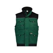 Dassy Tweekleurige bodywarmer Hulst PESCO61 Flessengroen/Zwart