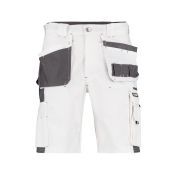 Dassy Tweekleurige holsterzakkenshort Monza PESCO61 Wit/Cementgrijs