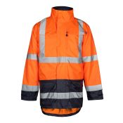 Oxxa Parka Alberto 0980 Oranje/Marineblauw