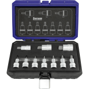Forum Inbusdoppenset 1/2'' 10-dlg  4-19 Mm. 4-19 MM.