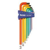 Forum Haakse Schroevendraaier 9-dlg Gel. Kogelk. 4242707130