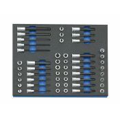 Gedore Dopsleutel-set 2005 CT2-TX 30 3/8" in 2/4 CT module, 52-dlg