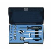 Gedore Dopsleutelset 20 EMU-3 1/4" 16-dlg 4-13 mm