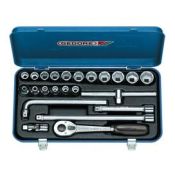 Gedore Dopsleutelset 30 HMU-10 3/8" 22-dlg 6-kant 6-22 mm