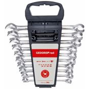 Gedore Openring-steekratelsleutelset R05905010 10-19 mm 10-dlg