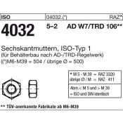 Moer Zwart 5-2 Adw7/Trd106 M12 Iso 4032