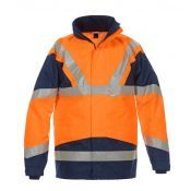 Hydrowear En20471 Parka Pluto Fluor Oranje - Marine