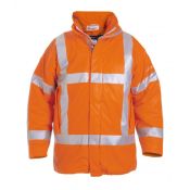 Hydrowear Fr Ast Parka RWS Norfolk Fluor Oranje