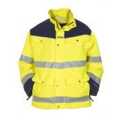 Hydrowear Parka Feldkirchen Fluor Geel - Marine