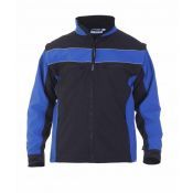 Hydrowear Softshell Rome Zwart - Korenblauw