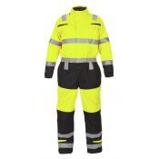 Hydrowear Winteroveral Ubbena Fluor Geel - Zwart