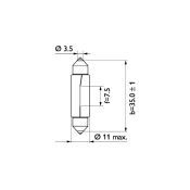 Mann Lamp philips -13854 13854 24V 10W