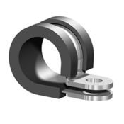 Leidingklem 30 mm met rubber profiel 42A0030