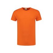 Lemon & Soda T-shirt Ronde hals Oranje mt 3XL Him