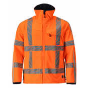 Mascot Softshell jas Hi-Vis 24002-143-14 Oranje Maat 3XL