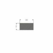 MOSRUBBER RECHTHOEKIG 20X10MM