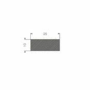 MOSRUBBER RECHTHOEKIG 25X10MM
