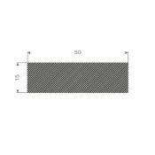 MOSRUBBER RECHTHOEKIG 50X15MM