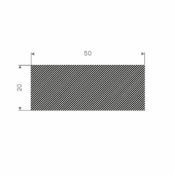 MOSRUBBER RECHTHOEKIG 50X20MM