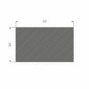 MOSRUBBER RECHTHOEKIG 50X30MM