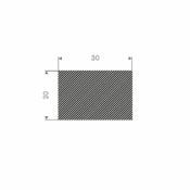 MOSRUBBER RECHTHOEKIG