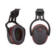 MSA Gehoorkap V-Gard High Zwart/Rood