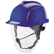 MSA Veiligheidshelm Met Vizier V-Gard 950 Ongeventileerd Blauw