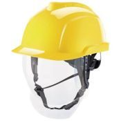 MSA Veiligheidshelm Met Vizier V-Gard 950 Ongeventileerd Geel