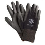 North V.heidshandschoen Perfect-fit Zwarte Pu Coating (nylon)