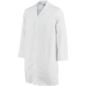 Ballyclare Food Low Care Lange Jas Luik Wit-48 WIT-48