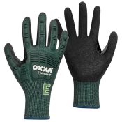 Oxxa Handschoen E-Nature-IP 52-750 Zwart/Groen