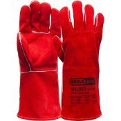 Oxxa Lashandschoen Welder 53-122 Rood Maat 10/XL