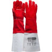 Oxxa Lashandschoen Welder-Long 53-122 Rood Maat 10/XL