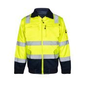 Oxxa Pilotjack Agatha 0962 Geel/Marineblauw