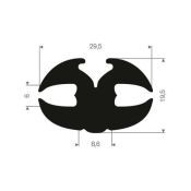 PEESPROFIEL 29,5MM 6,0/6,0MM