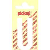 Pickup PLAKLETTERS WIT<BR/><BR/>60MM - U 60MM - U