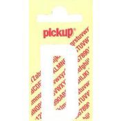 Pickup Plakletters Wit 60 Mm - D