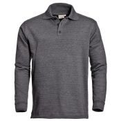 Santino Polosweatshirt Rick Donker Grijs Maat Xl DONKER GRIJS MAAT XL